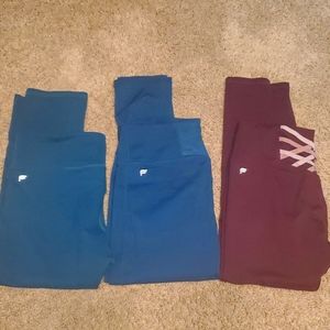 Fabletics Medium Yoga Pants Legging Bundle